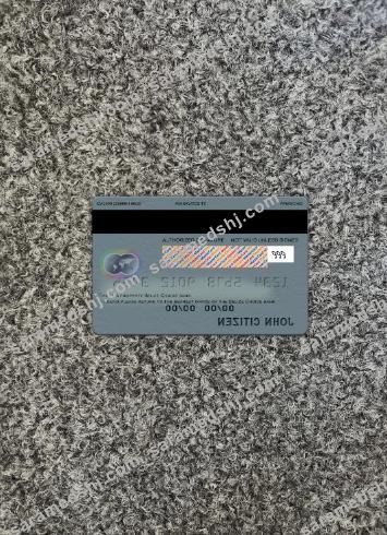 Belize Choice bank mastercard photolook back